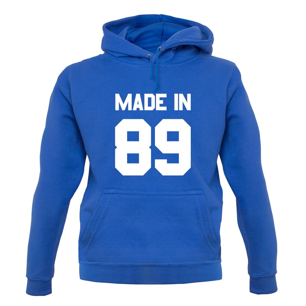 Made In '89 unisex hoodie Made In '89 unisex hoodie