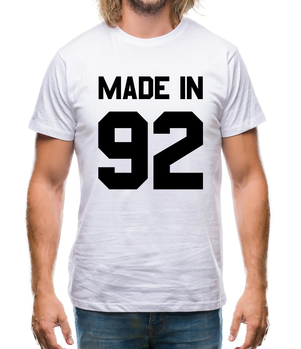 Made In '92 Mens T-Shirt Made In '92 Mens T-Shirt