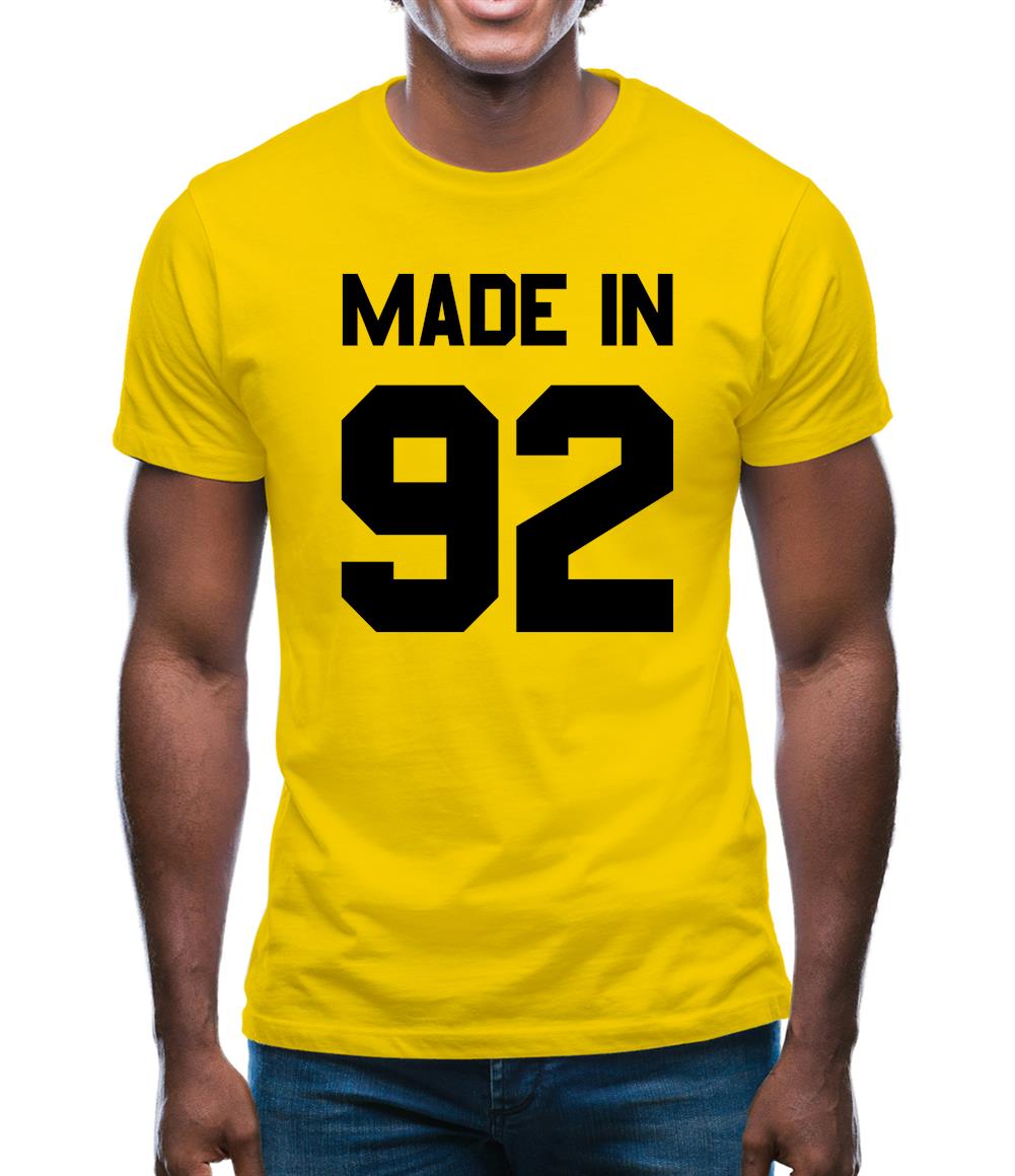 Made In '92 Mens T-Shirt Made In '92 Mens T-Shirt