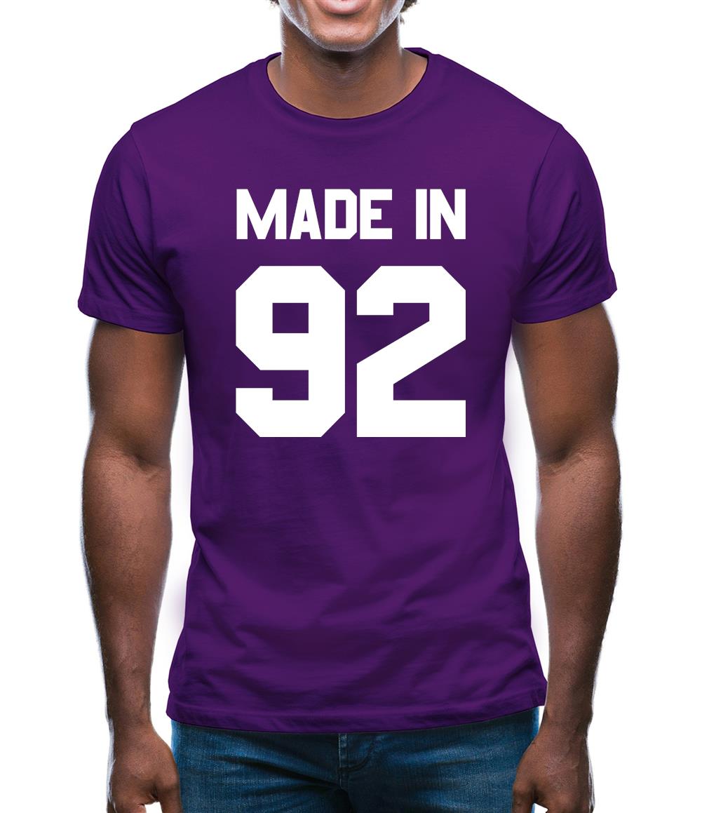 Made In '92 Mens T-Shirt Made In '92 Mens T-Shirt