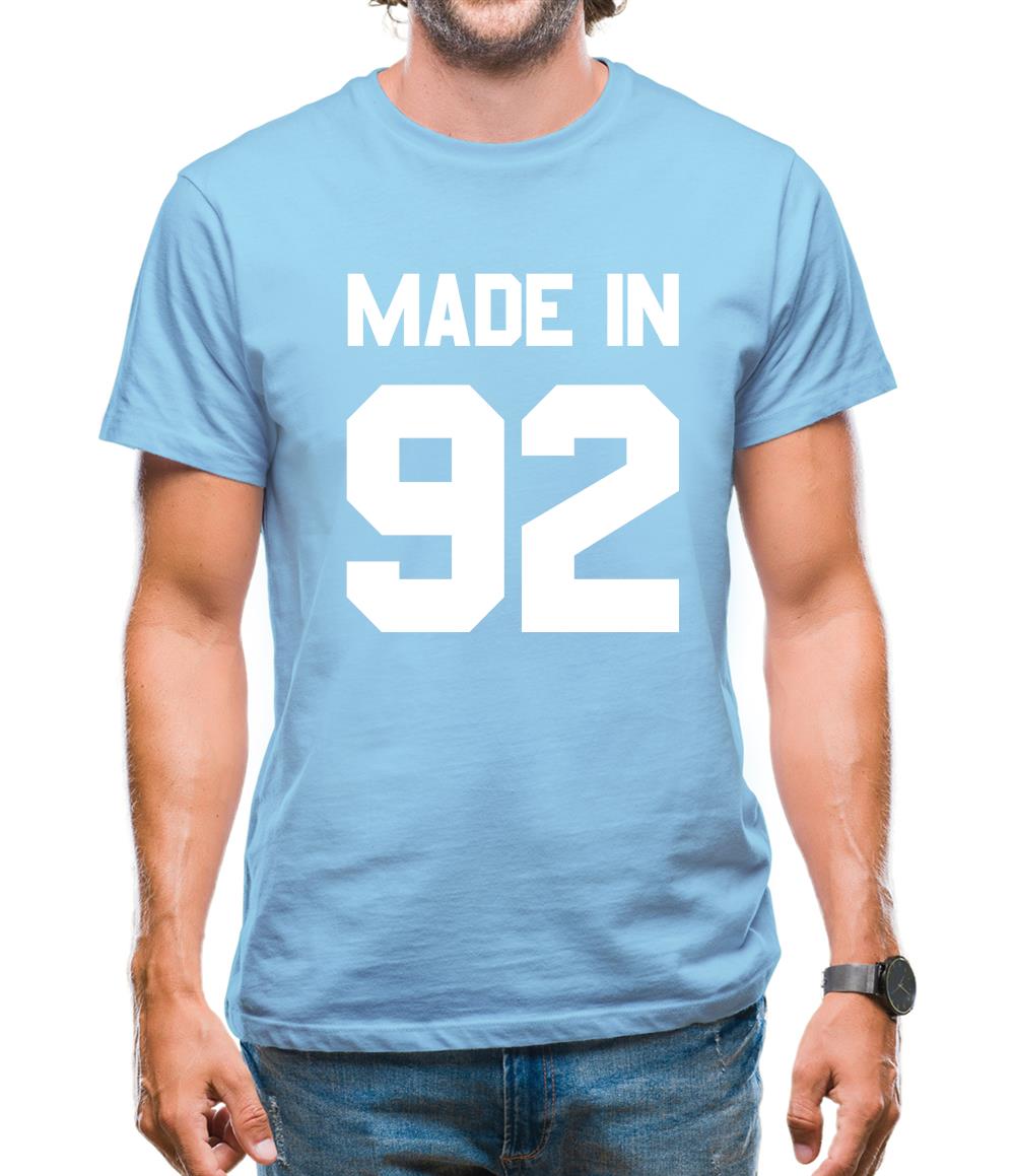 Made In '92 Mens T-Shirt Made In '92 Mens T-Shirt
