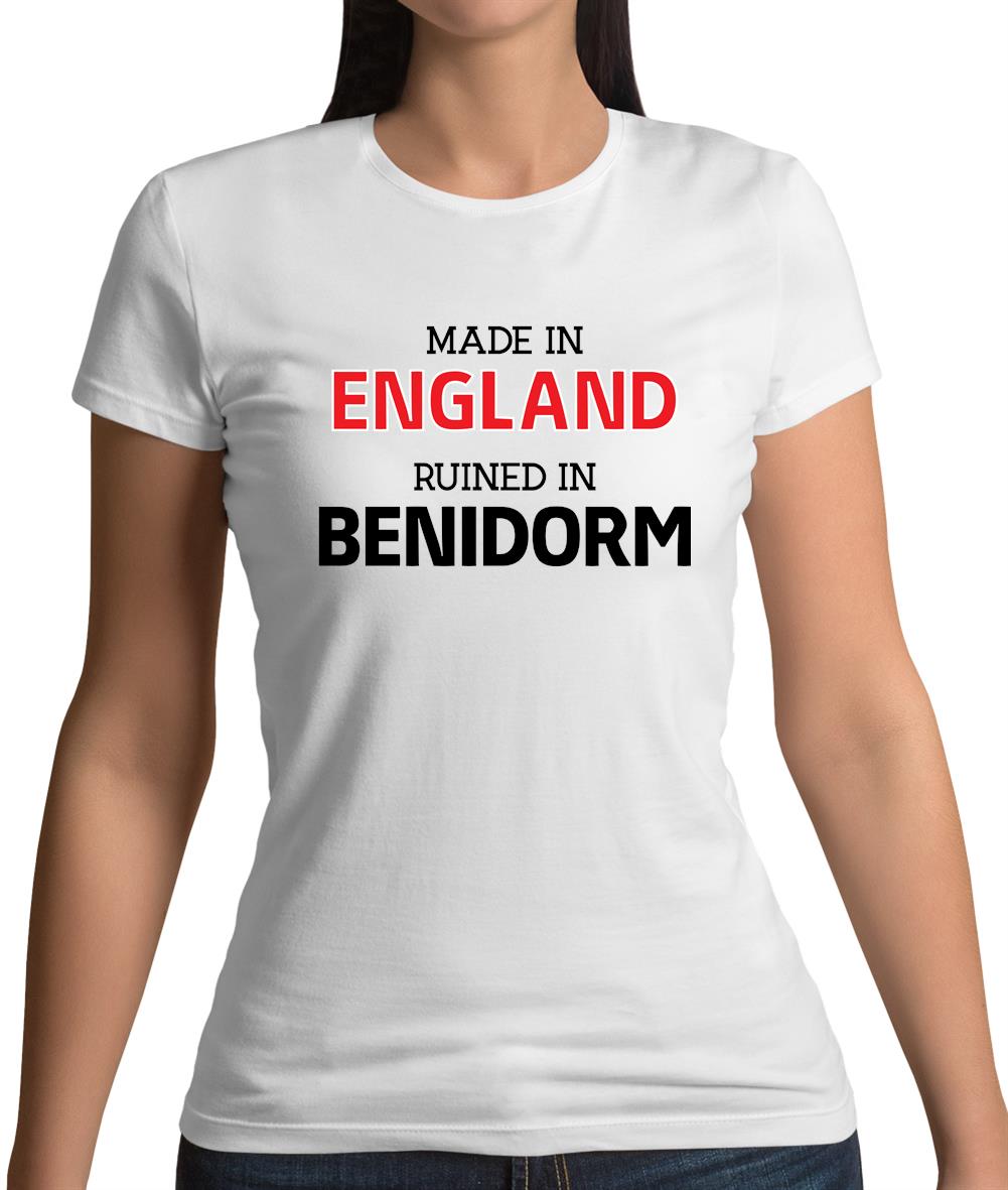 Ruined In Benidorm Womens T-Shirt Ruined In Benidorm Womens T-Shirt