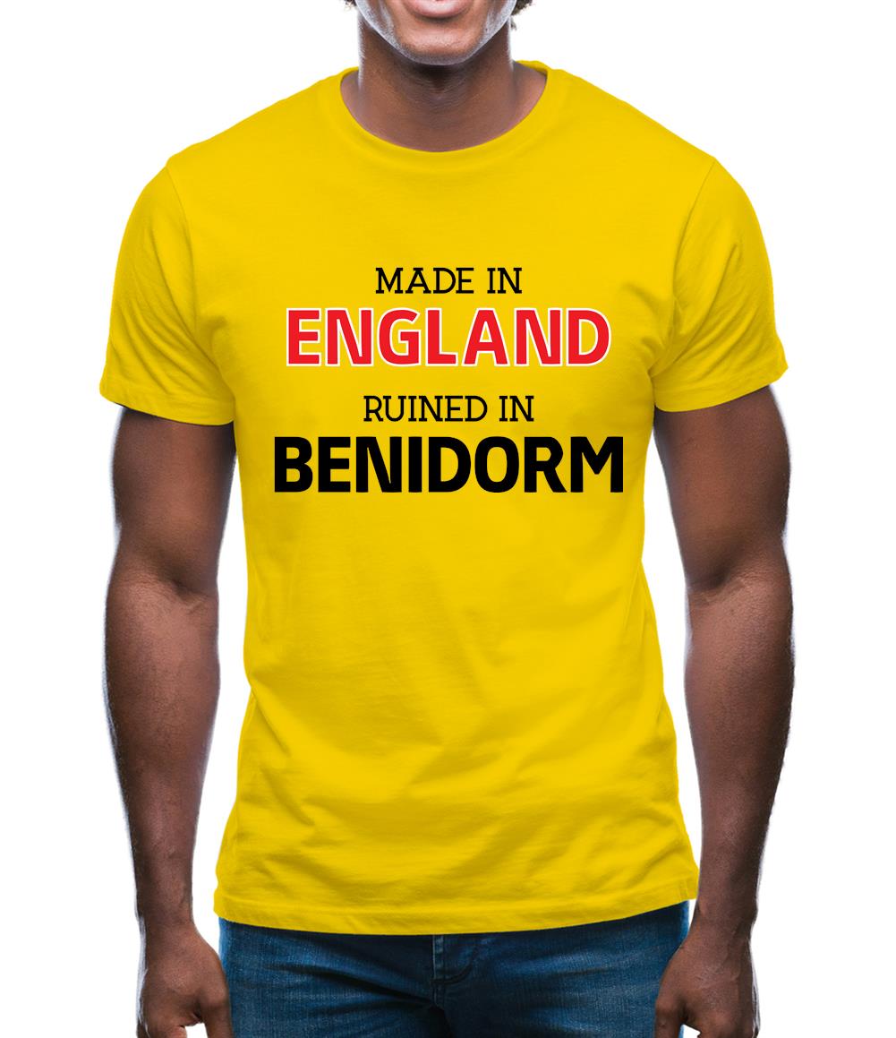 Ruined In Benidorm Mens T-Shirt Ruined In Benidorm Mens T-Shirt