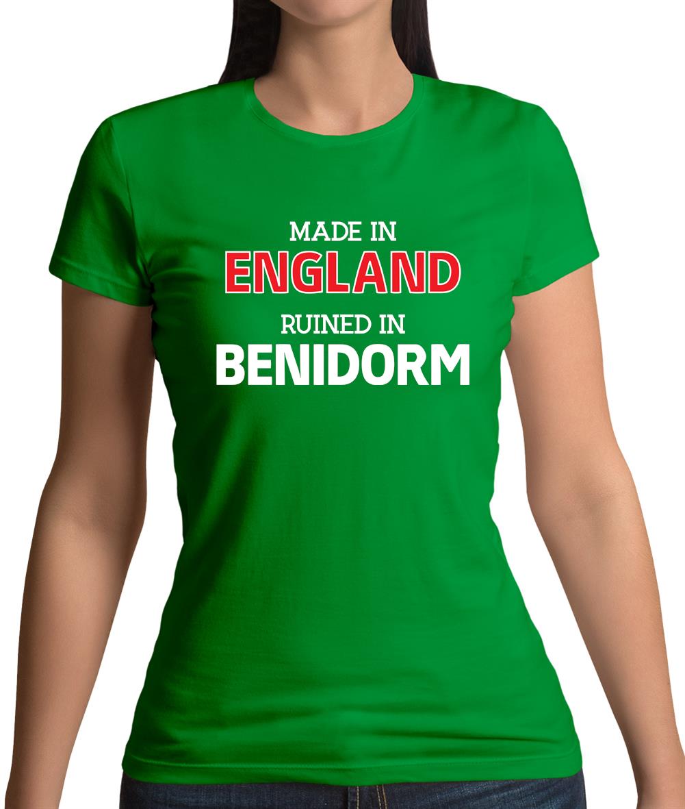 Ruined In Benidorm Womens T-Shirt Ruined In Benidorm Womens T-Shirt