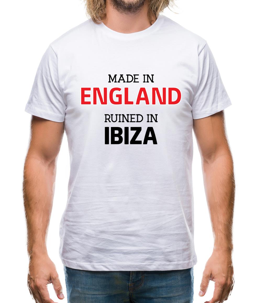 Ruined In Ibiza Mens T-Shirt Ruined In Ibiza Mens T-Shirt