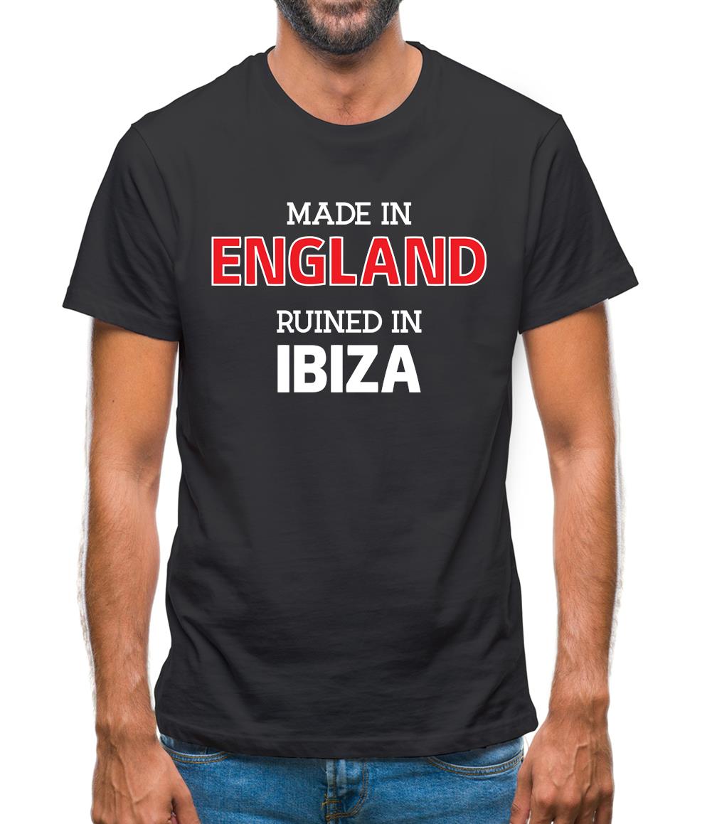 Ruined In Ibiza Mens T-Shirt Ruined In Ibiza Mens T-Shirt
