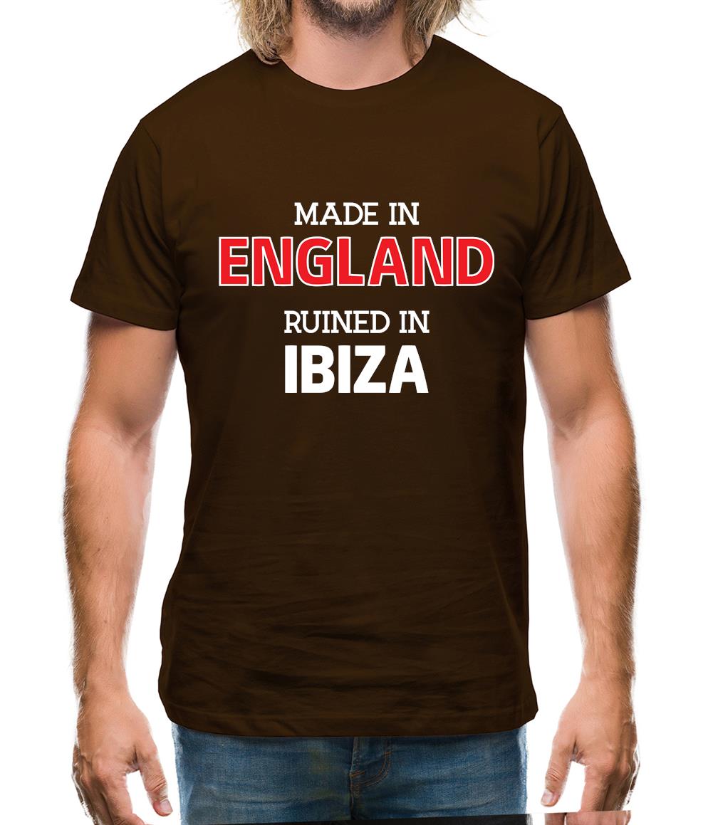 Ruined In Ibiza Mens T-Shirt Ruined In Ibiza Mens T-Shirt
