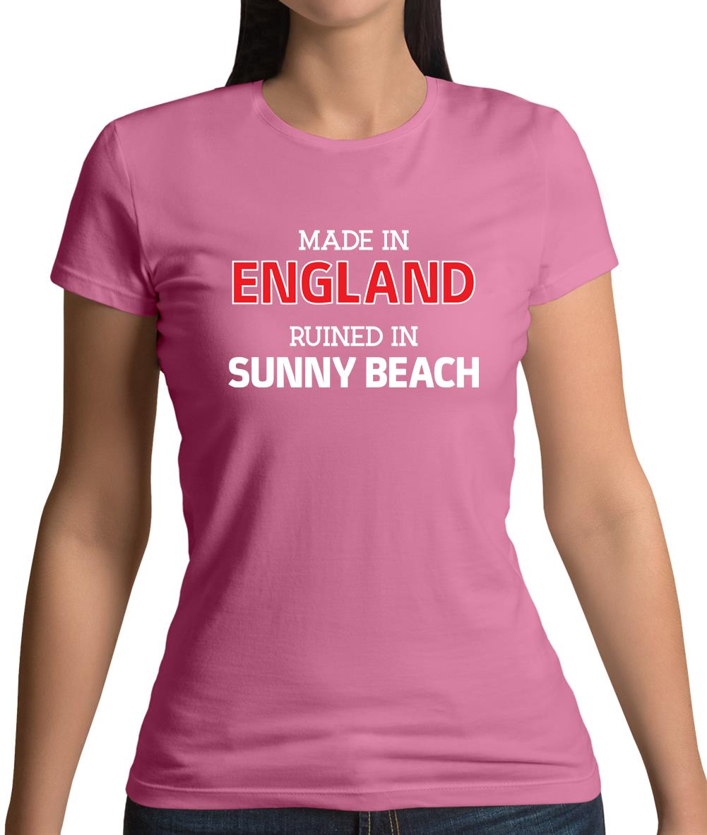Ruined In Sunny Beach Womens T-Shirt Ruined In Sunny Beach Womens T-Shirt
