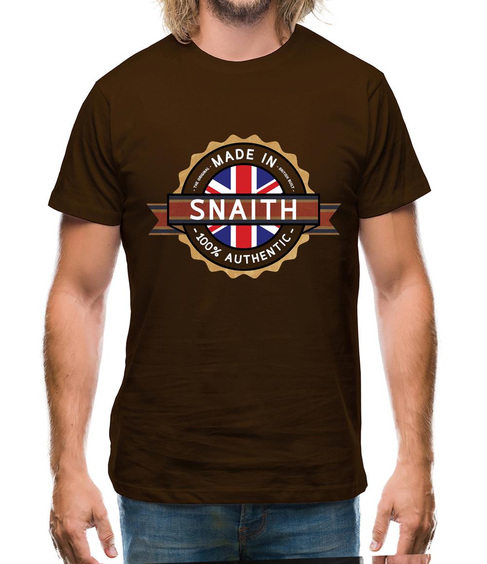 Made In Snaith 100% Authentic Mens T-Shirt Made In Snaith 100% Authentic Mens T-Shirt