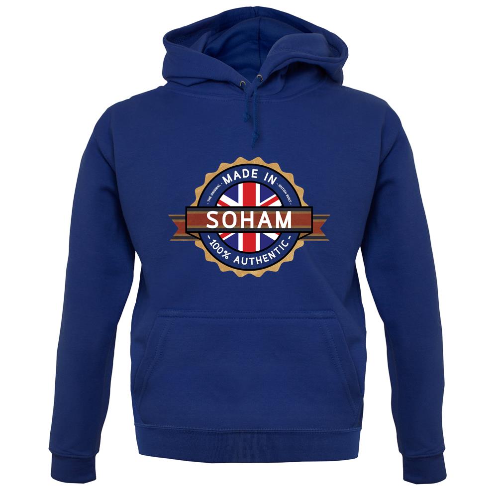 Made In Soham 100% Authentic unisex hoodie Made In Soham 100% Authentic unisex hoodie