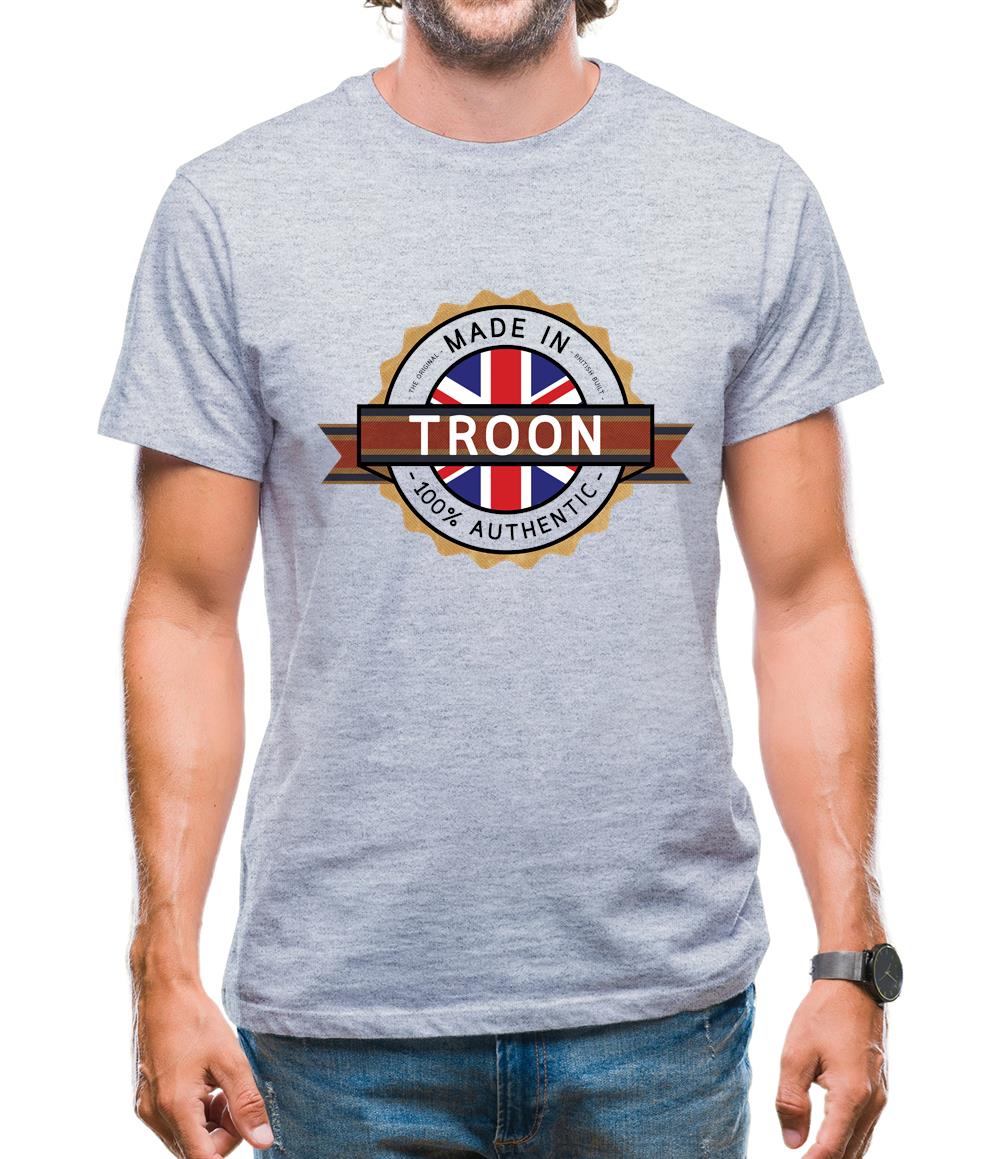 Made In Troon 100% Authentic Mens T-Shirt Made In Troon 100% Authentic Mens T-Shirt