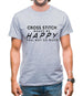 Cross Stitch Makes Me Happy, You Not So Much Mens T-Shirt Cross Stitch Makes Me Happy, You Not So Much Mens T-Shirt