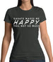 Karate Makes Me Happy You, Not So Much Womens T-Shirt Karate Makes Me Happy You, Not So Much Womens T-Shirt