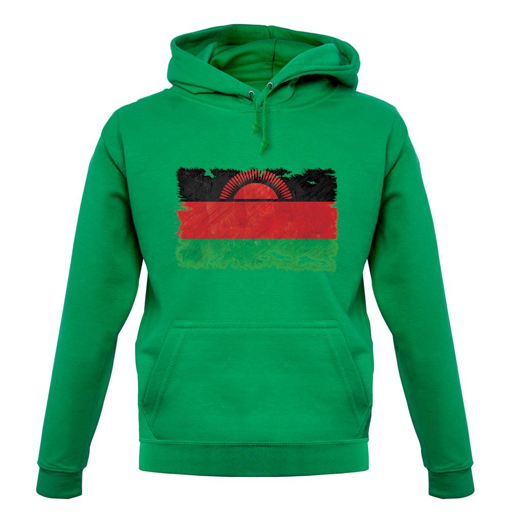 Malawi Grunge Style Flag unisex hoodie Malawi Grunge Style Flag unisex hoodie