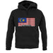Malaysia Barcode Style Flag unisex hoodie Malaysia Barcode Style Flag unisex hoodie