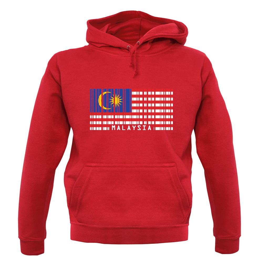 Malaysia Barcode Style Flag unisex hoodie Malaysia Barcode Style Flag unisex hoodie