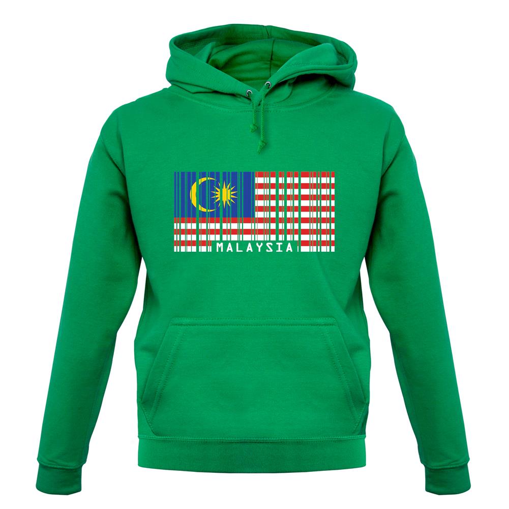 Malaysia Barcode Style Flag unisex hoodie Malaysia Barcode Style Flag unisex hoodie