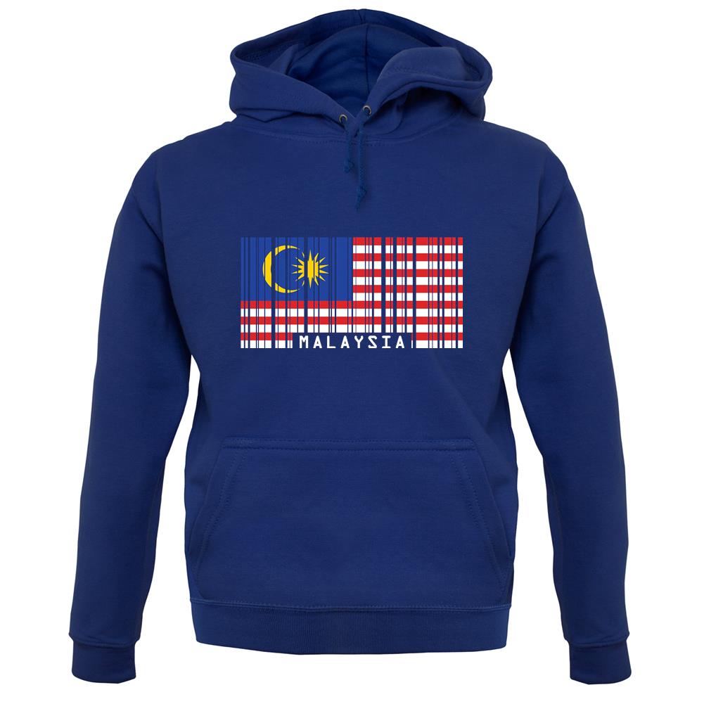 Malaysia Barcode Style Flag unisex hoodie Malaysia Barcode Style Flag unisex hoodie