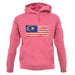 Malaysia Grunge Style Flag unisex hoodie Malaysia Grunge Style Flag unisex hoodie
