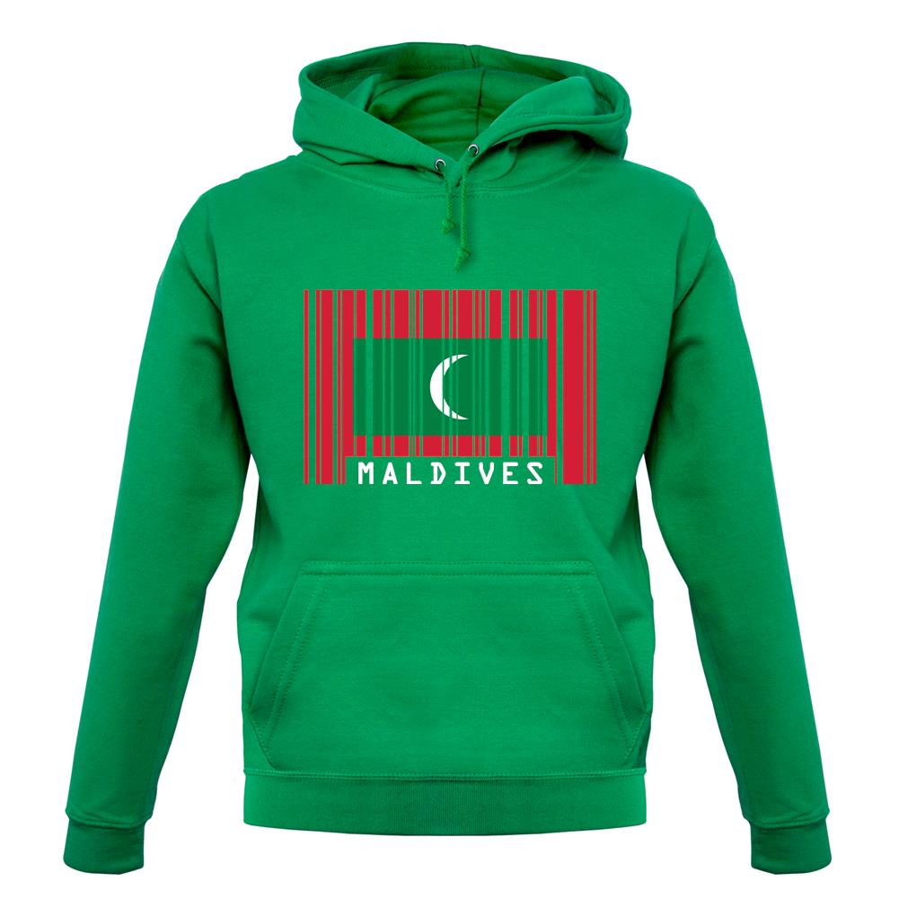 Maldives Barcode Style Flag unisex hoodie Maldives Barcode Style Flag unisex hoodie