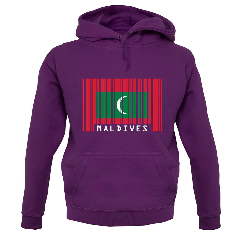 Maldives Barcode Style Flag unisex hoodie Maldives Barcode Style Flag unisex hoodie