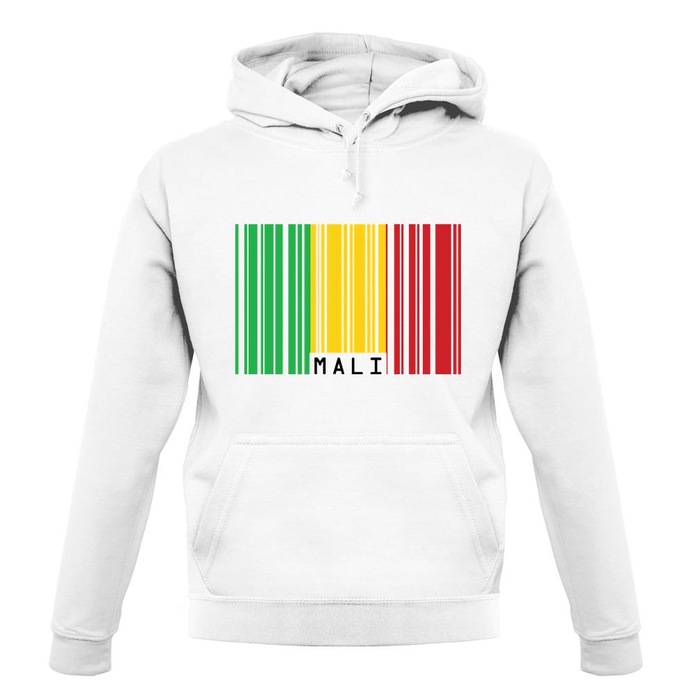 Mali Barcode Style Flag unisex hoodie Mali Barcode Style Flag unisex hoodie