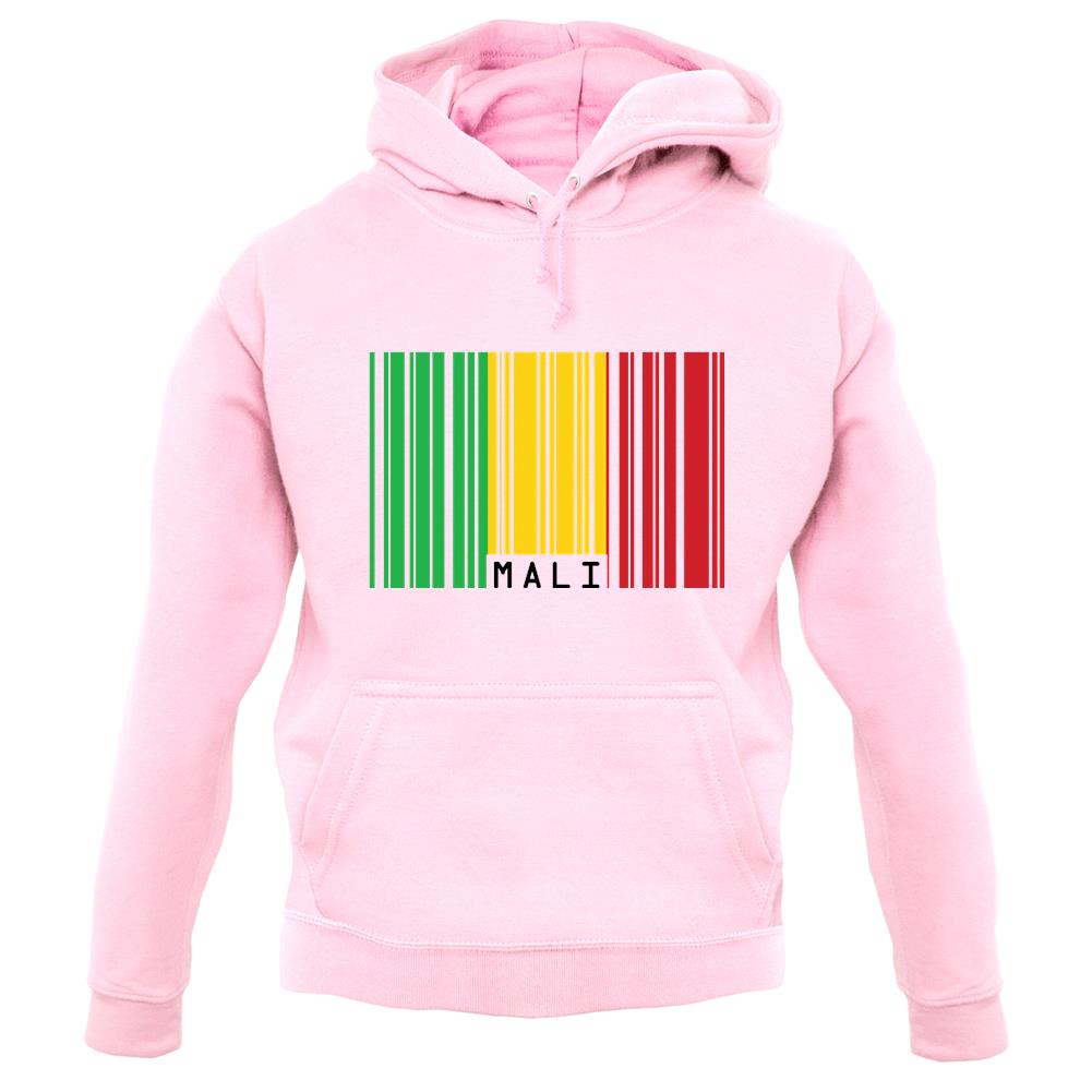 Mali Barcode Style Flag unisex hoodie Mali Barcode Style Flag unisex hoodie