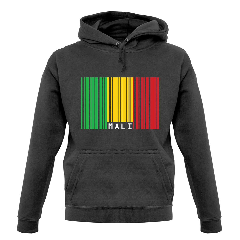 Mali Barcode Style Flag unisex hoodie Mali Barcode Style Flag unisex hoodie