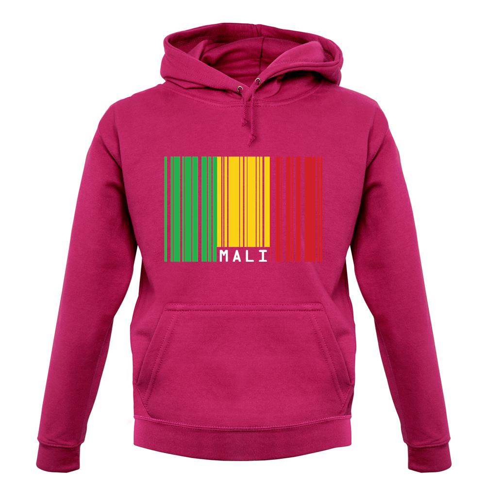 Mali Barcode Style Flag unisex hoodie Mali Barcode Style Flag unisex hoodie
