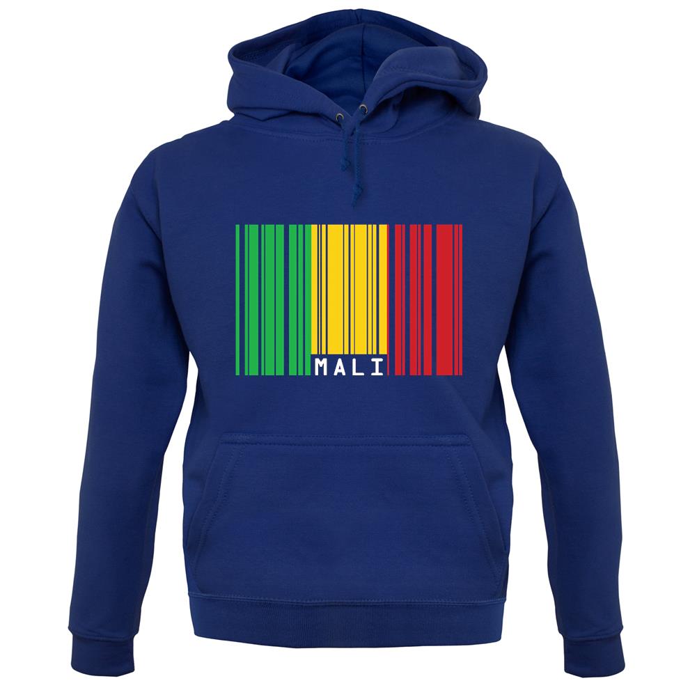 Mali Barcode Style Flag unisex hoodie Mali Barcode Style Flag unisex hoodie