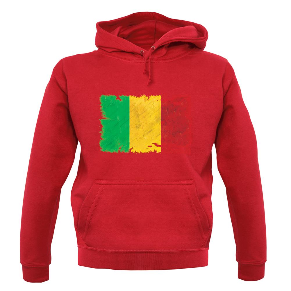 Mali Grunge Style Flag unisex hoodie Mali Grunge Style Flag unisex hoodie