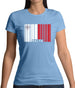 Malta Barcode Style Flag Womens T-Shirt Malta Barcode Style Flag Womens T-Shirt
