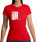 Malta Barcode Style Flag Womens T-Shirt Malta Barcode Style Flag Womens T-Shirt