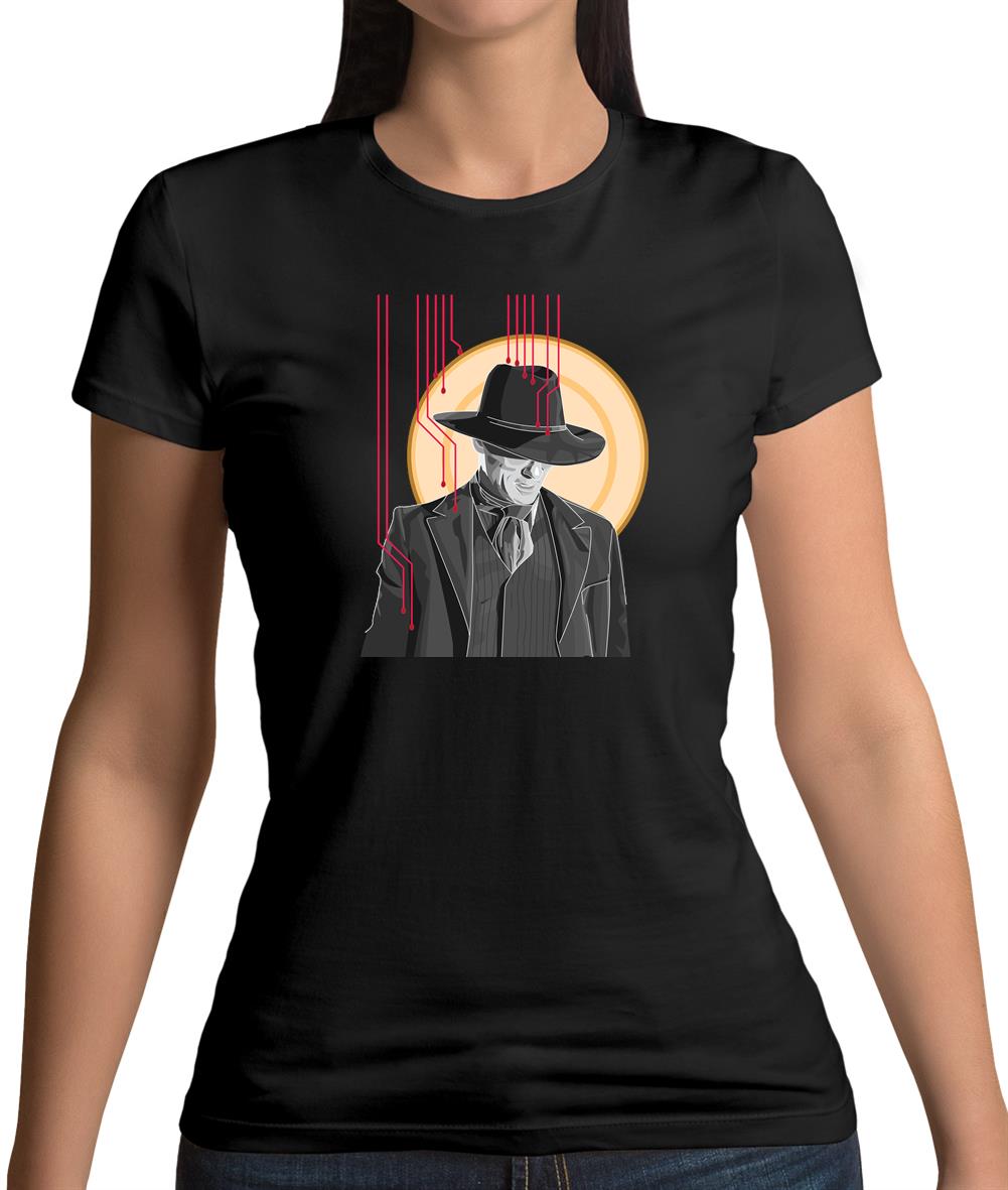 Man In Black Womens T-Shirt Man In Black Womens T-Shirt