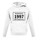 Manufactured 1997 - 100% Original Parts unisex hoodie Manufactured 1997 - 100% Original Parts unisex hoodie