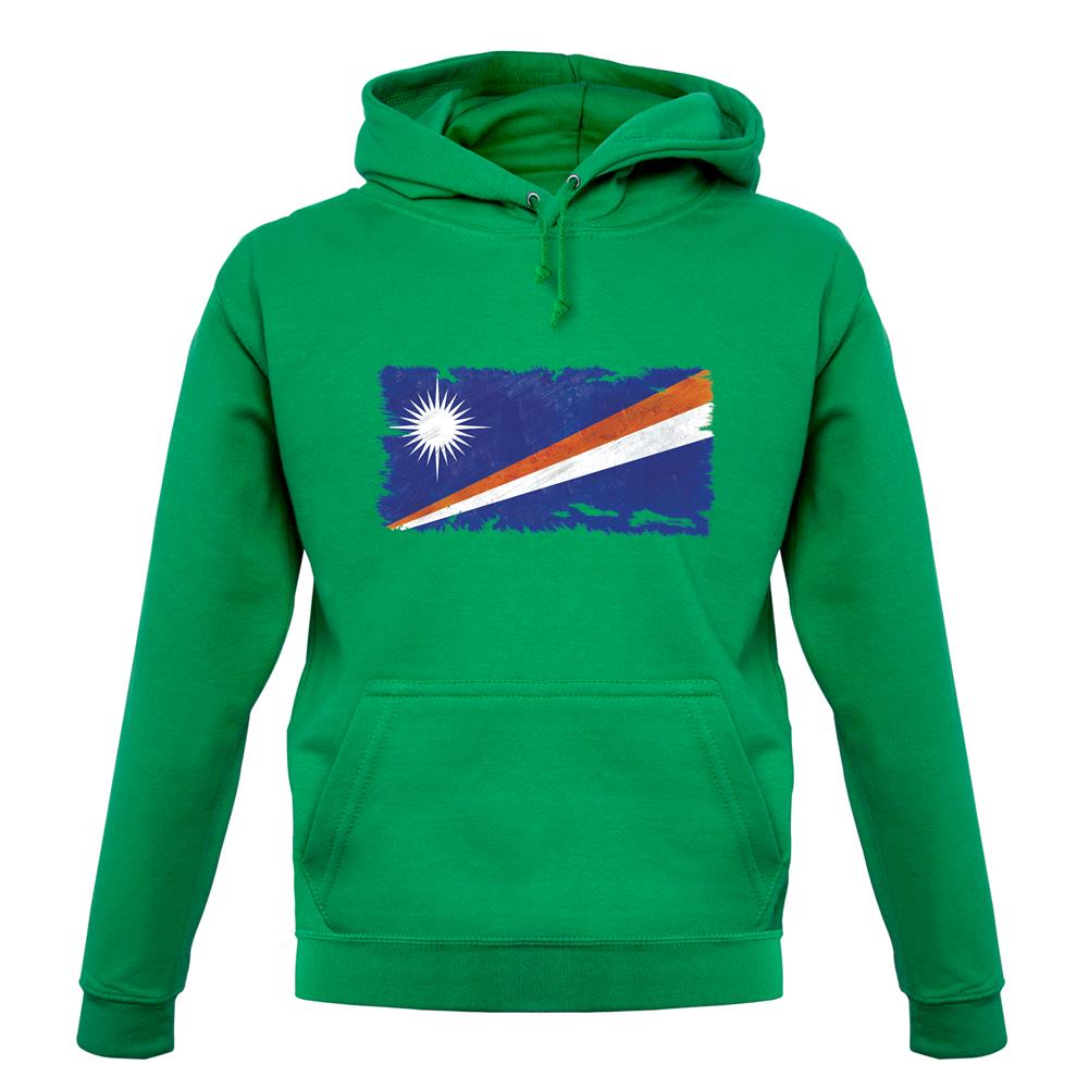 Marshall Islands Grunge Style Flag unisex hoodie Marshall Islands Grunge Style Flag unisex hoodie