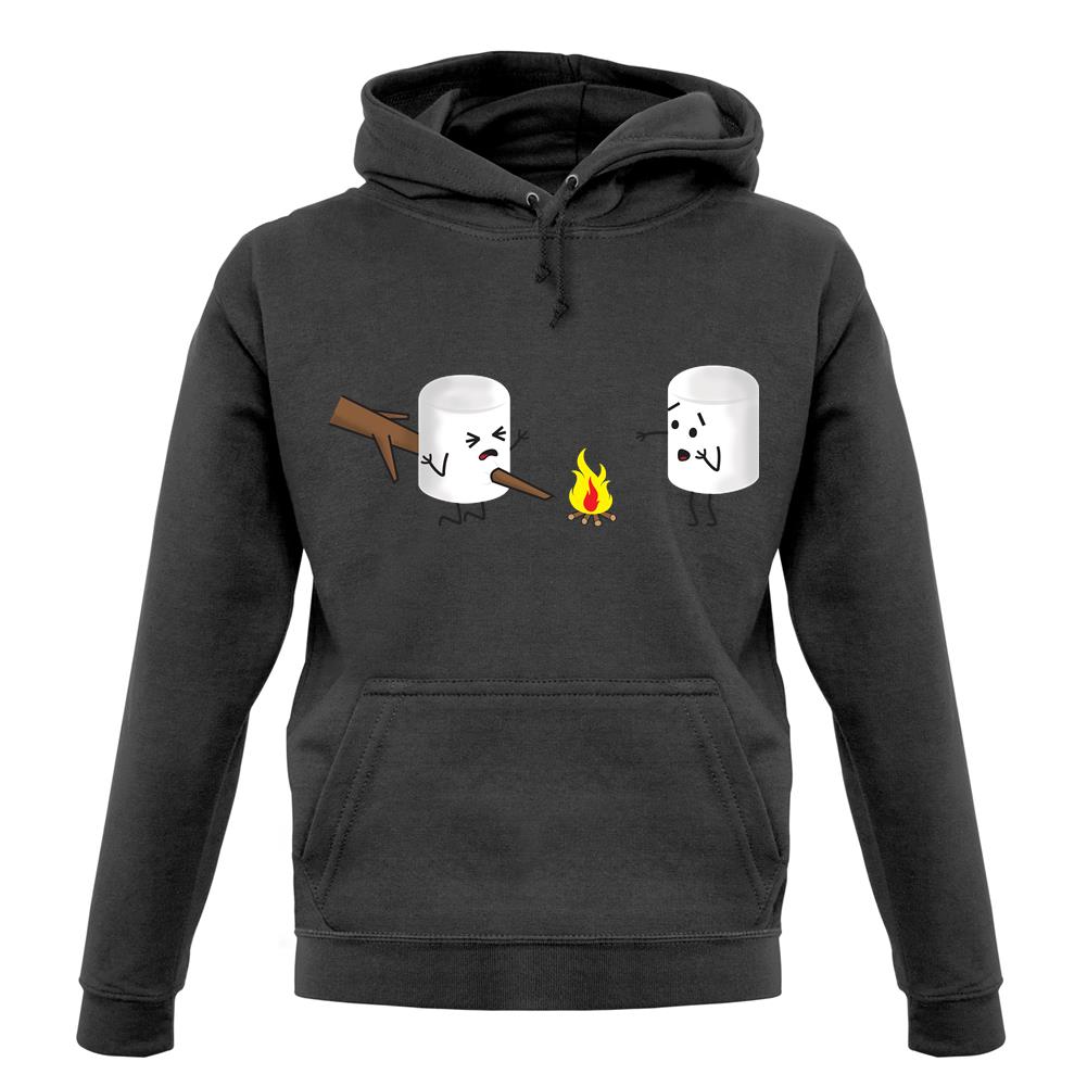 Marshmallow Horror Scene unisex hoodie Marshmallow Horror Scene unisex hoodie