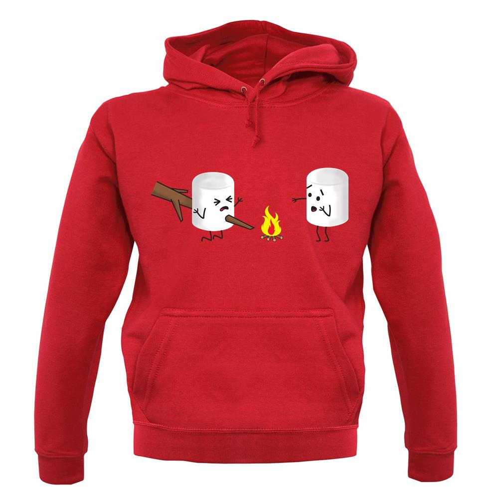 Marshmallow Horror Scene unisex hoodie Marshmallow Horror Scene unisex hoodie