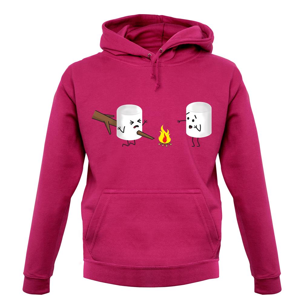 Marshmallow Horror Scene unisex hoodie Marshmallow Horror Scene unisex hoodie