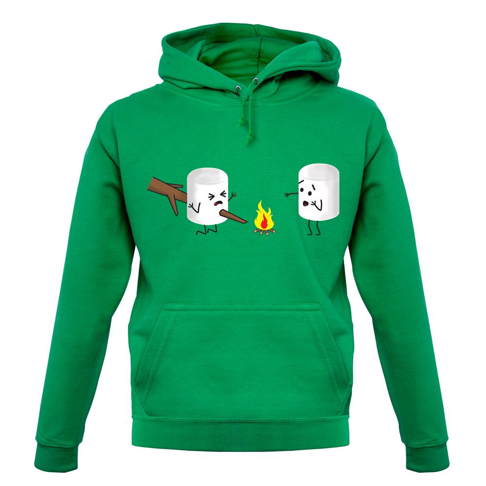 Marshmallow Horror Scene unisex hoodie Marshmallow Horror Scene unisex hoodie