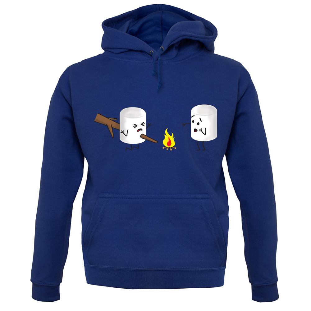 Marshmallow Horror Scene unisex hoodie Marshmallow Horror Scene unisex hoodie