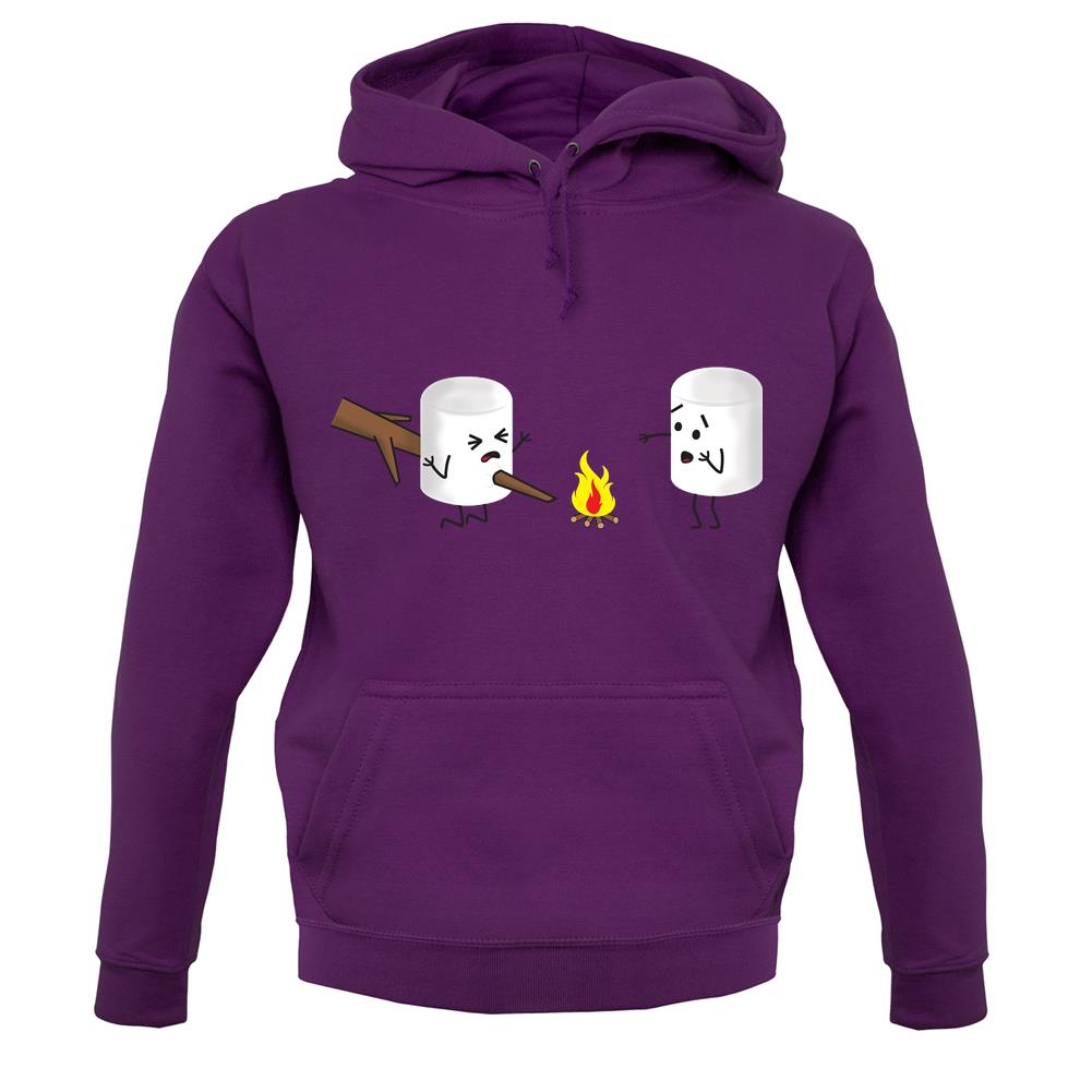 Marshmallow Horror Scene unisex hoodie Marshmallow Horror Scene unisex hoodie