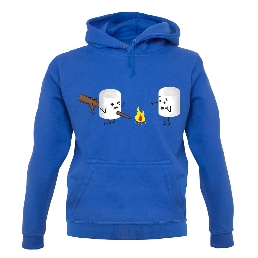 Marshmallow Horror Scene unisex hoodie Marshmallow Horror Scene unisex hoodie