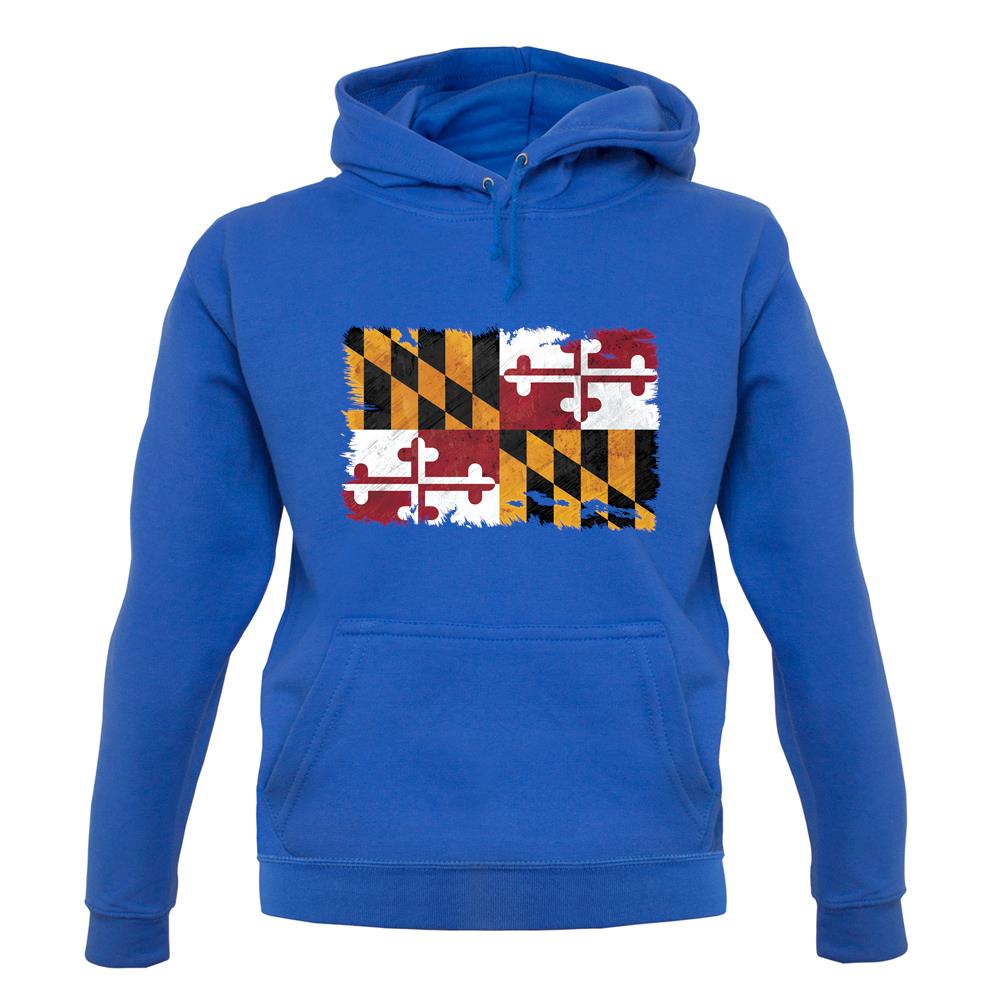 Maryland Grunge Style Flag unisex hoodie Maryland Grunge Style Flag unisex hoodie