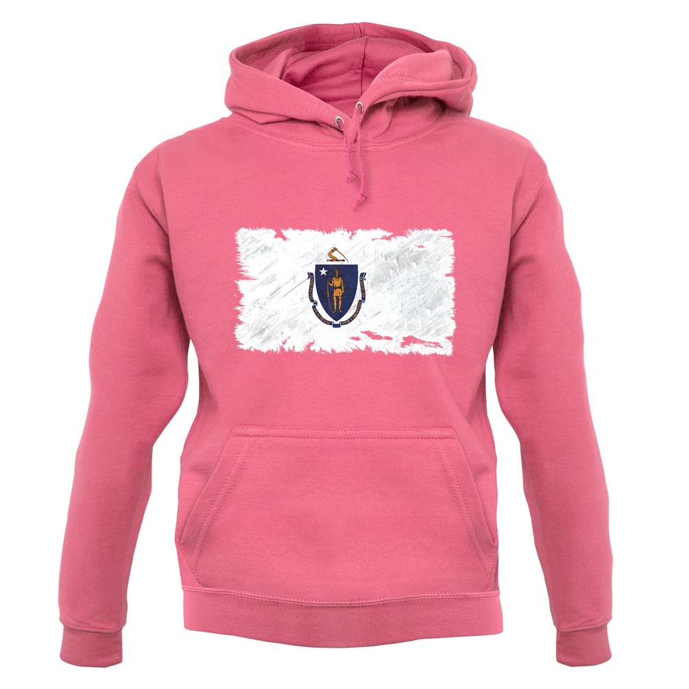 Massachusetts Grunge Style Flag unisex hoodie Massachusetts Grunge Style Flag unisex hoodie