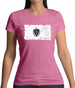 Massachusetts Grunge Style Flag Womens T-Shirt Massachusetts Grunge Style Flag Womens T-Shirt