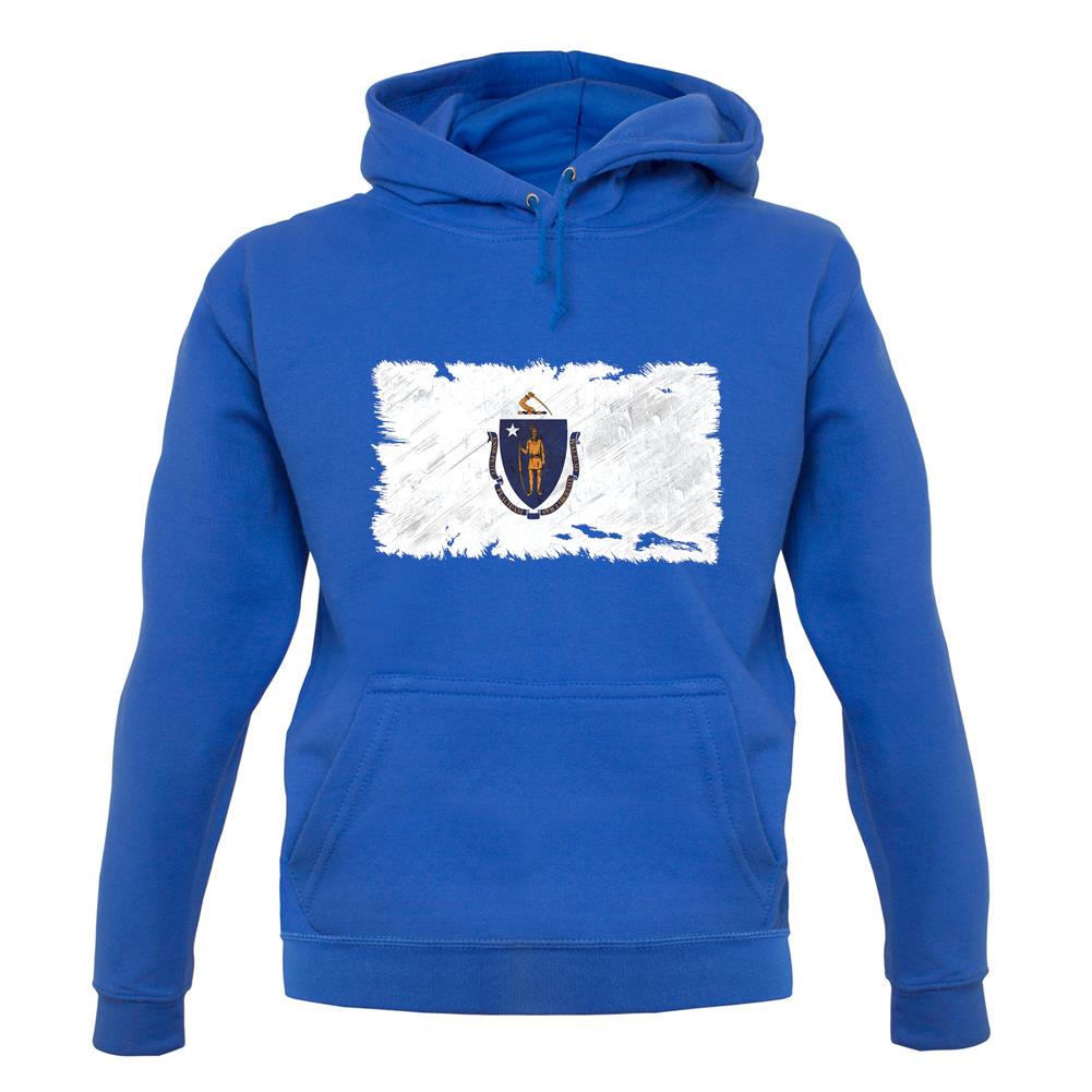 Massachusetts Grunge Style Flag unisex hoodie Massachusetts Grunge Style Flag unisex hoodie