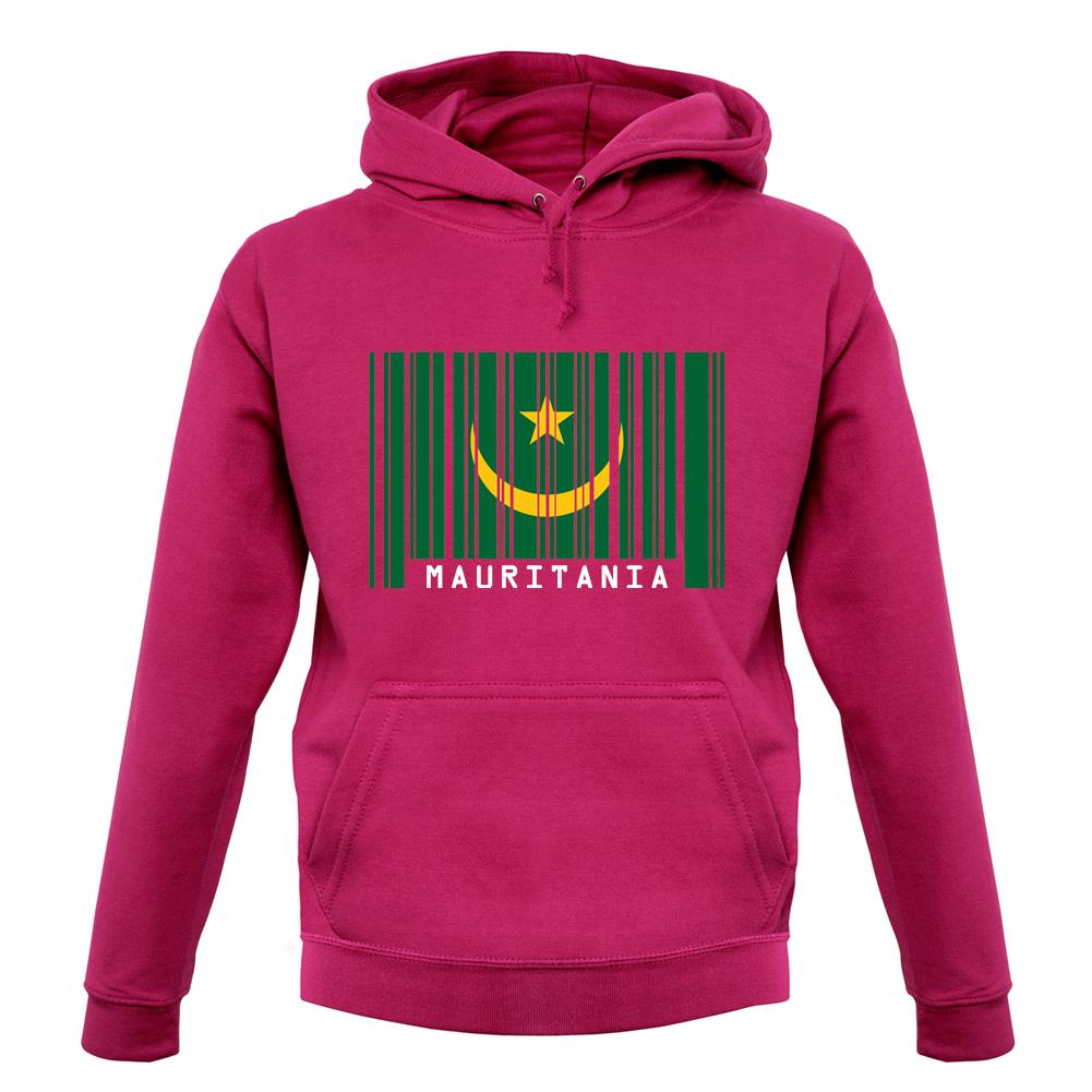 Mauritania Barcode Style Flag unisex hoodie Mauritania Barcode Style Flag unisex hoodie