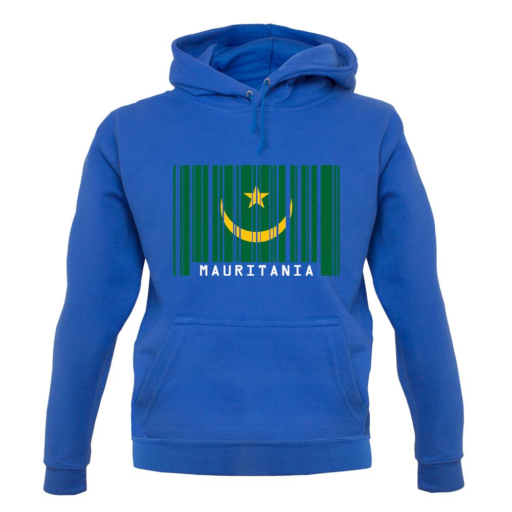 Mauritania Barcode Style Flag unisex hoodie Mauritania Barcode Style Flag unisex hoodie