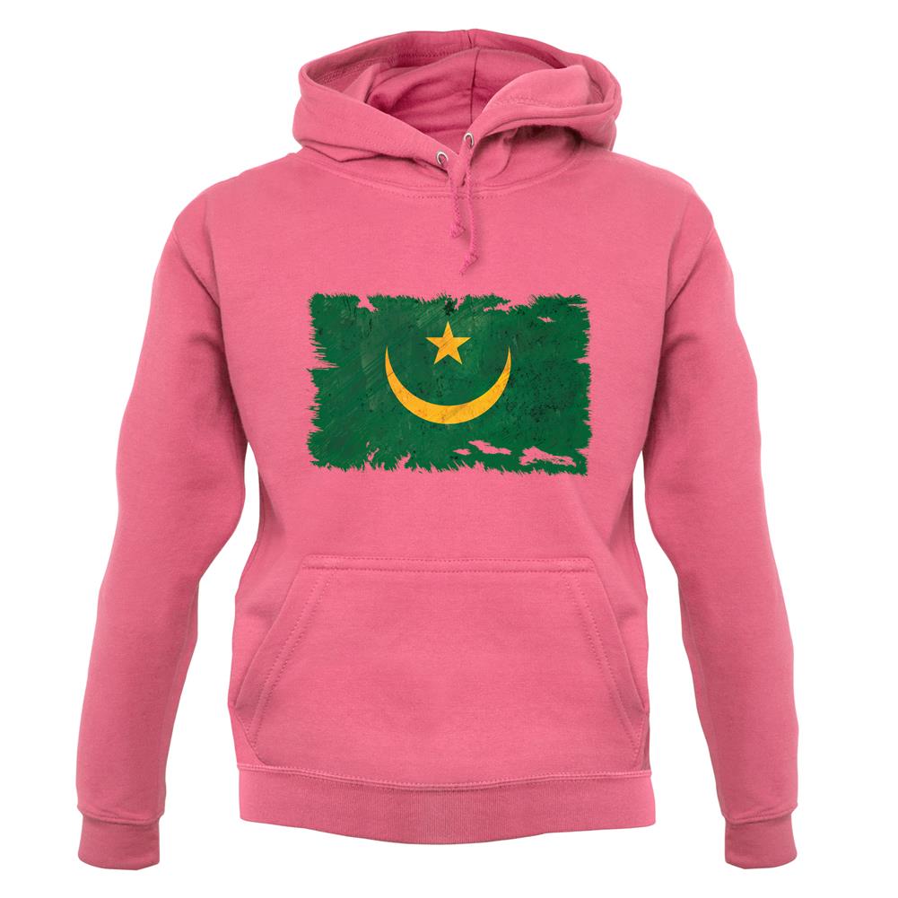 Mauritania Grunge Style Flag unisex hoodie Mauritania Grunge Style Flag unisex hoodie